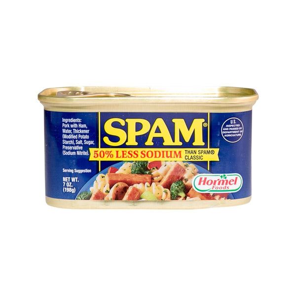 HORMEL Spam Luncheon Meat - 50% Less Sodium  (198g)