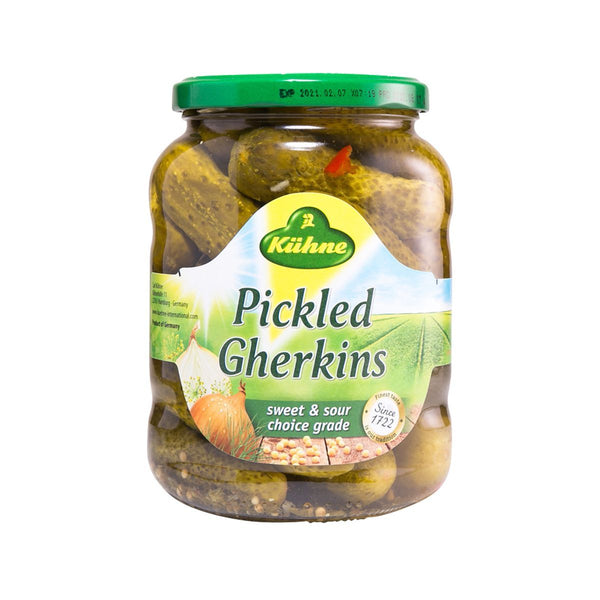 KUHNE Pickles Gherkins Slices  (670g)