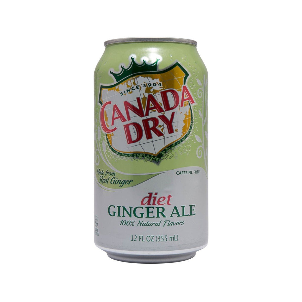 CANADA DRY Caffeine Free Diet Ginger Ale  (355mL)