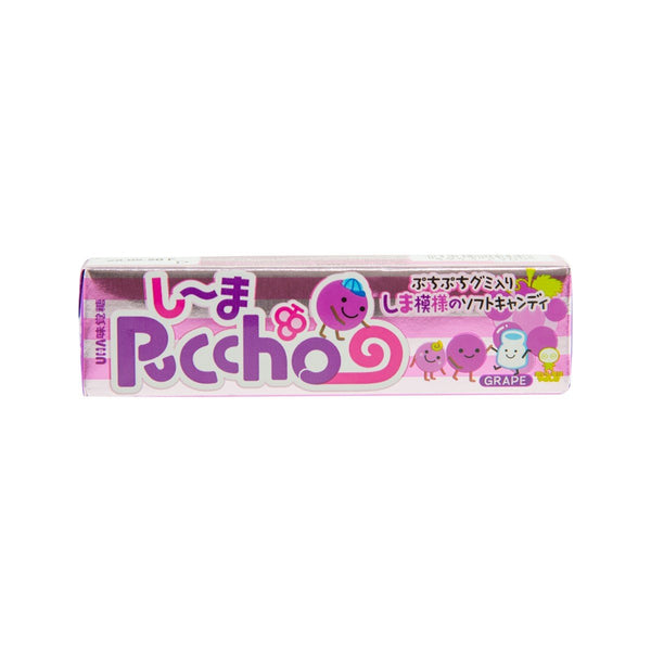 UHA MIKAKUTO Puccho Stick Candy (Grape Flavor)  (10pcs)