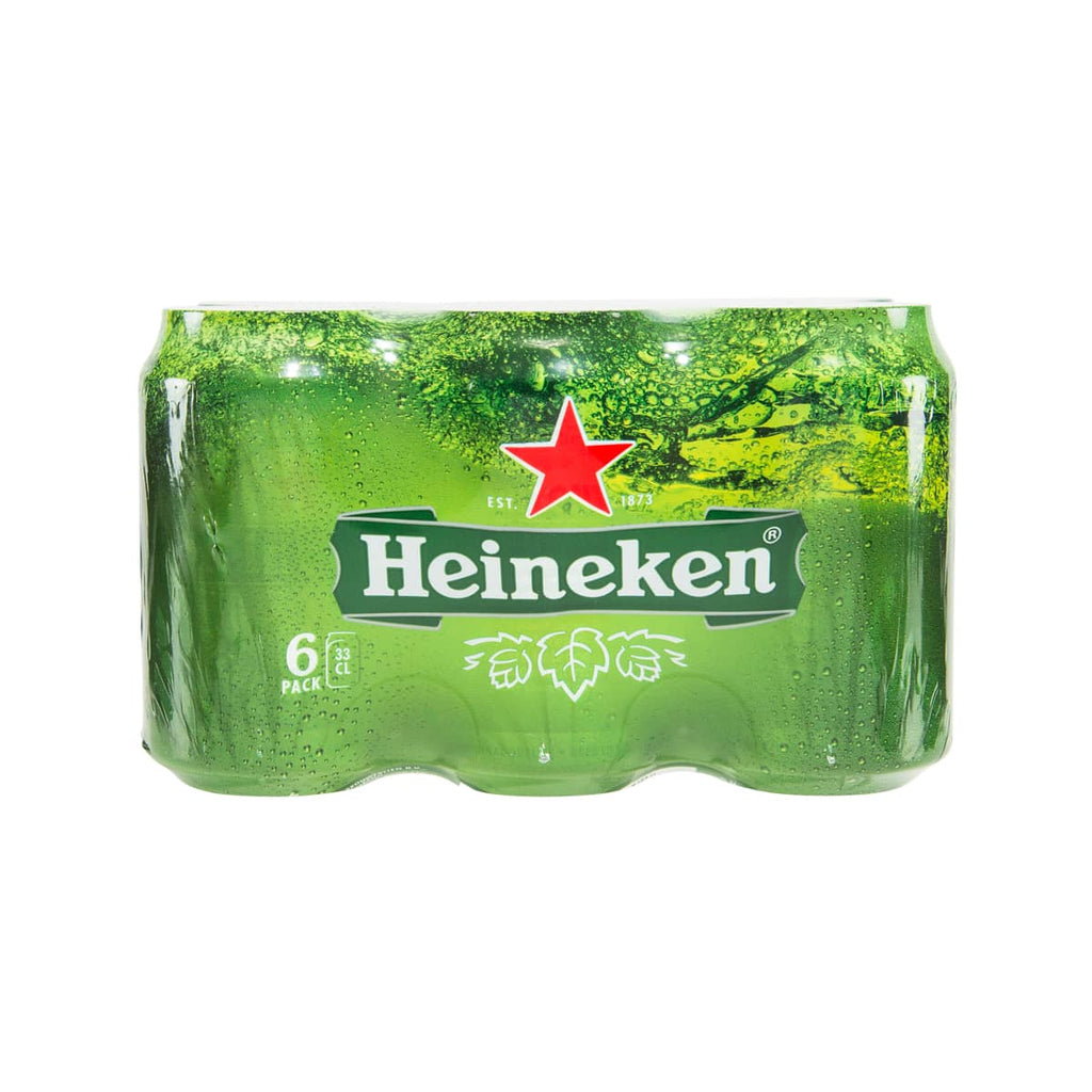 HEINEKEN Lager Beer (Alc 5%)  (6 x 330mL)