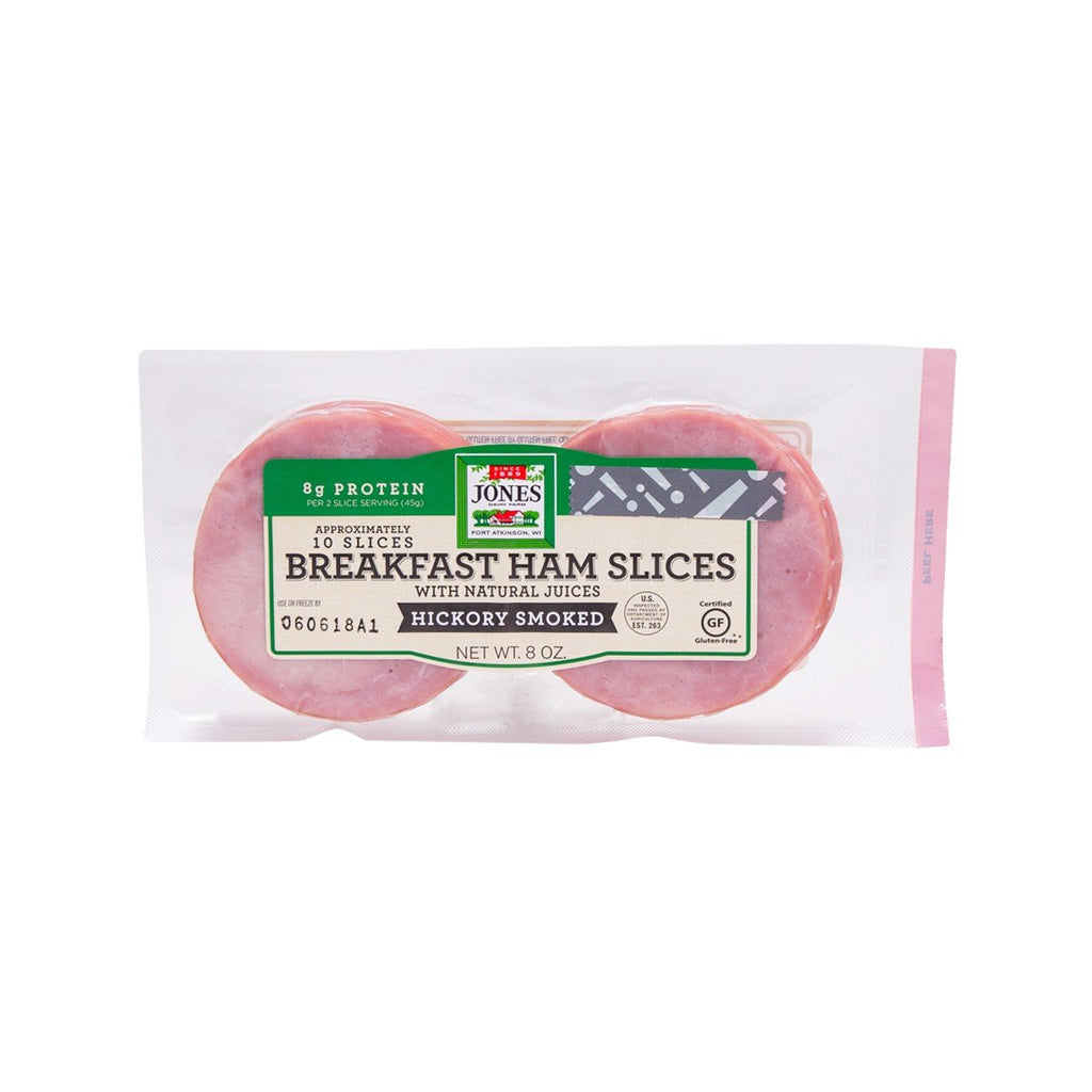 JONES Naturally Hickory Smoked Ham Slices  (8oz)