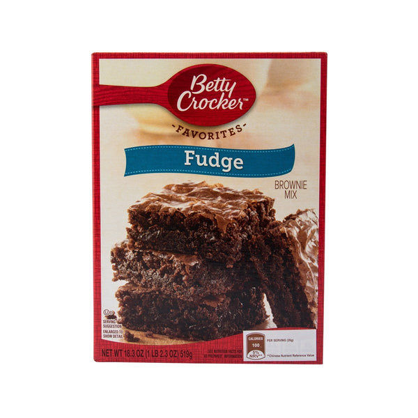 BETTY CROCKER Fudge Brownie Mix  (519g)