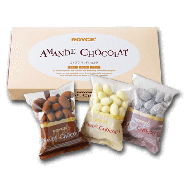 ROYCE' Almond Chocolate - Assorted Box  (3 x 120g)