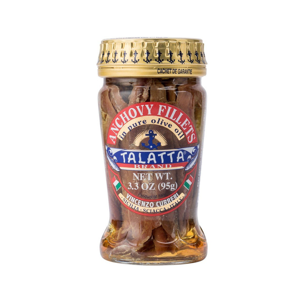 TALATTA Anchovy Fillets in Pure Olive Oil  (95g)