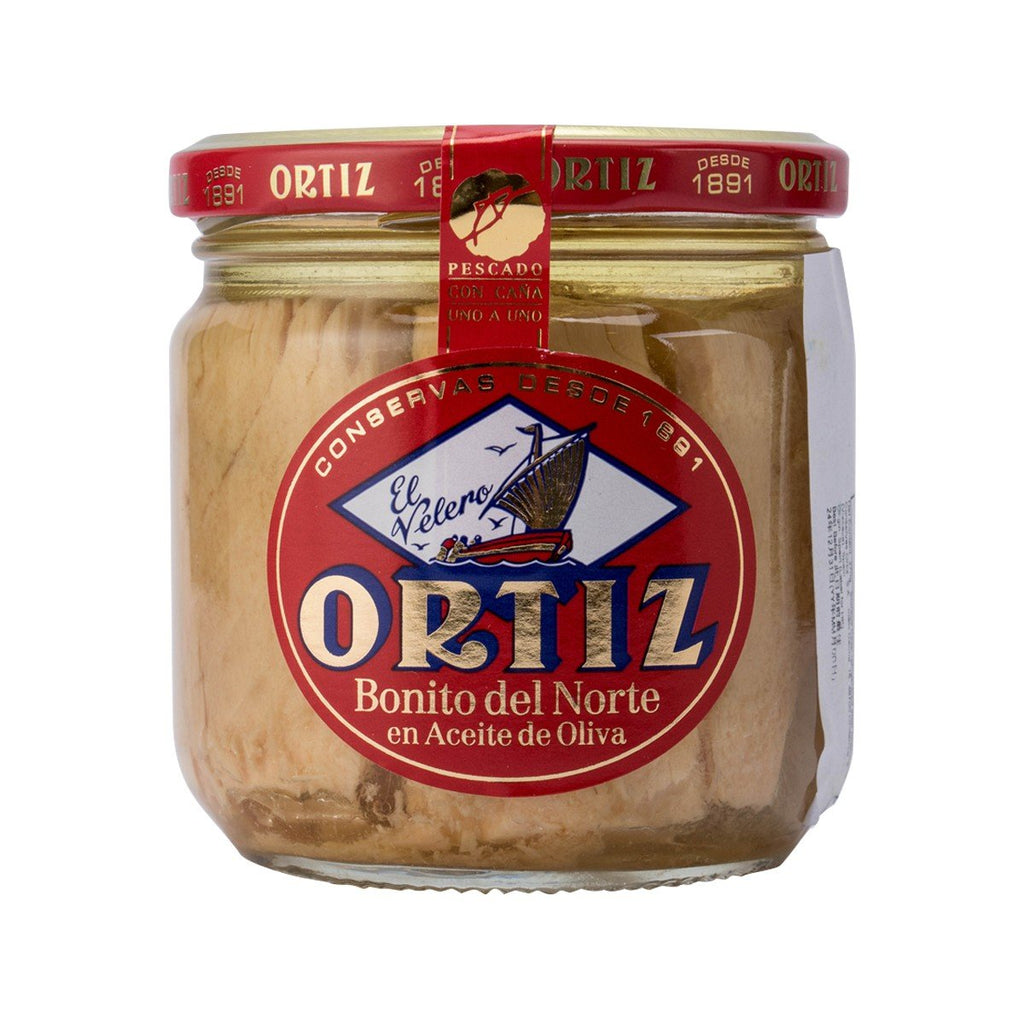 ORTIZ White Tuna in Olive Oil Glass  (270g)