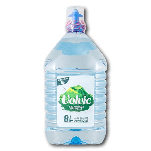 VOLVIC Natural Mineral Water  (8L)