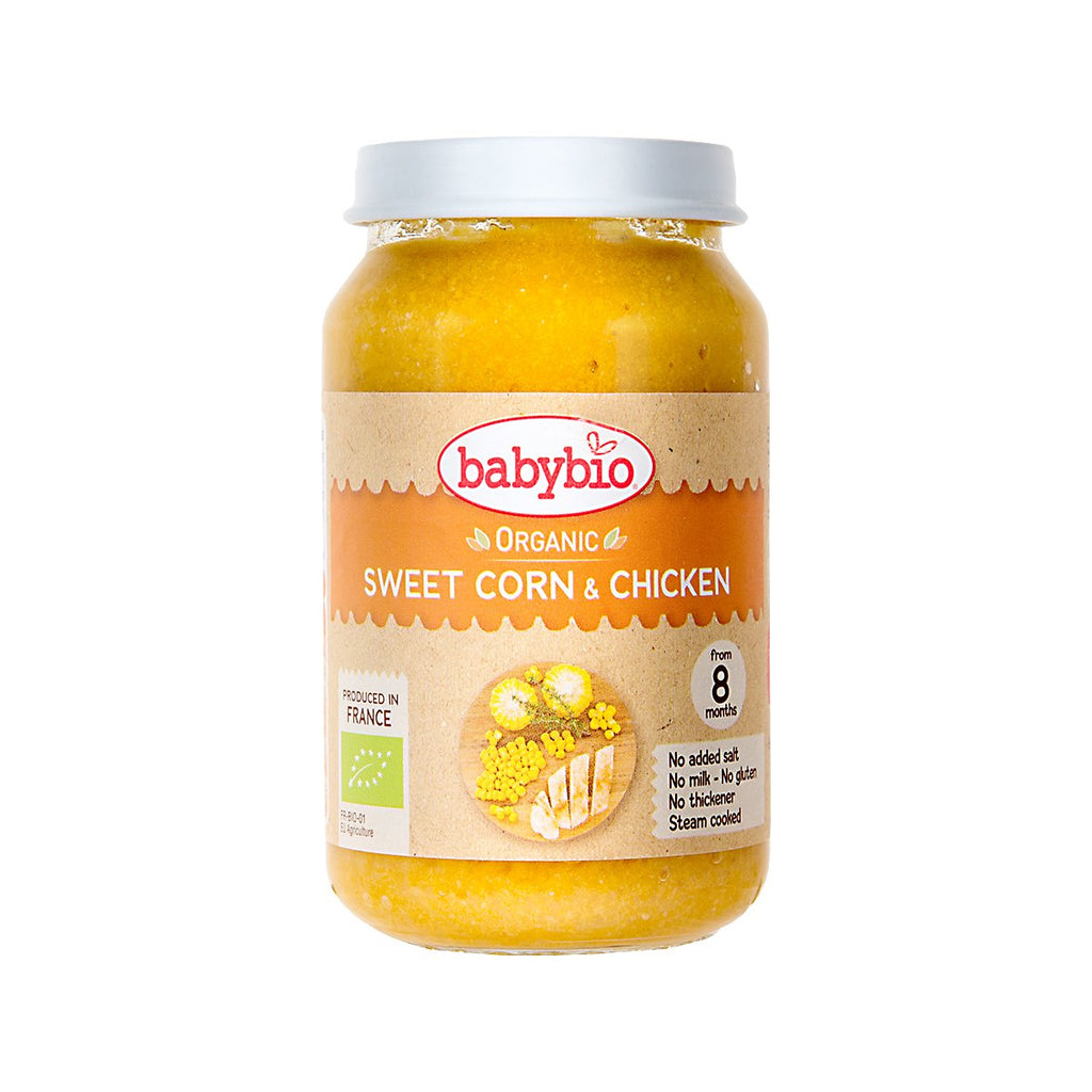 BABYBIO Organic Sweet Corn & Chicken  (200g)