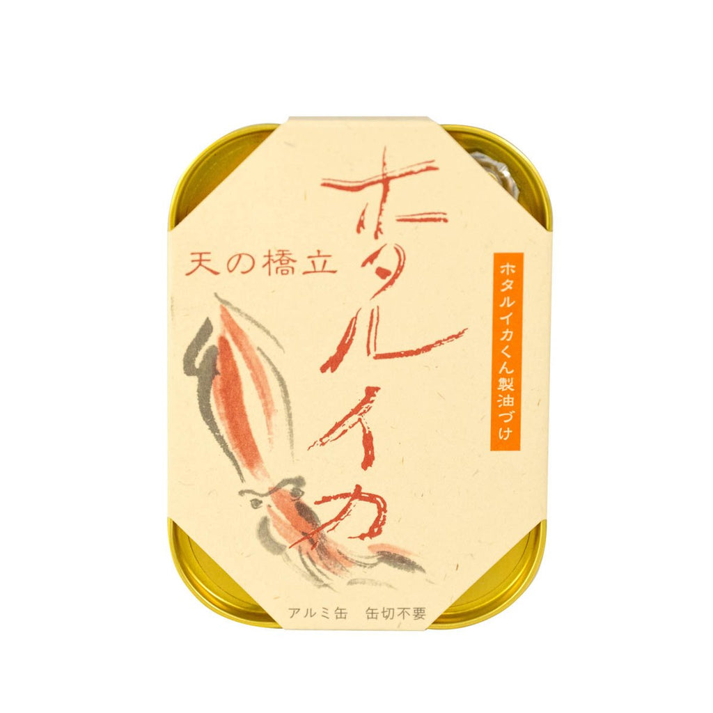 TAKENAKA KANZUME Amanohashidate Smoked Firefly Squid in Oil  (95g)