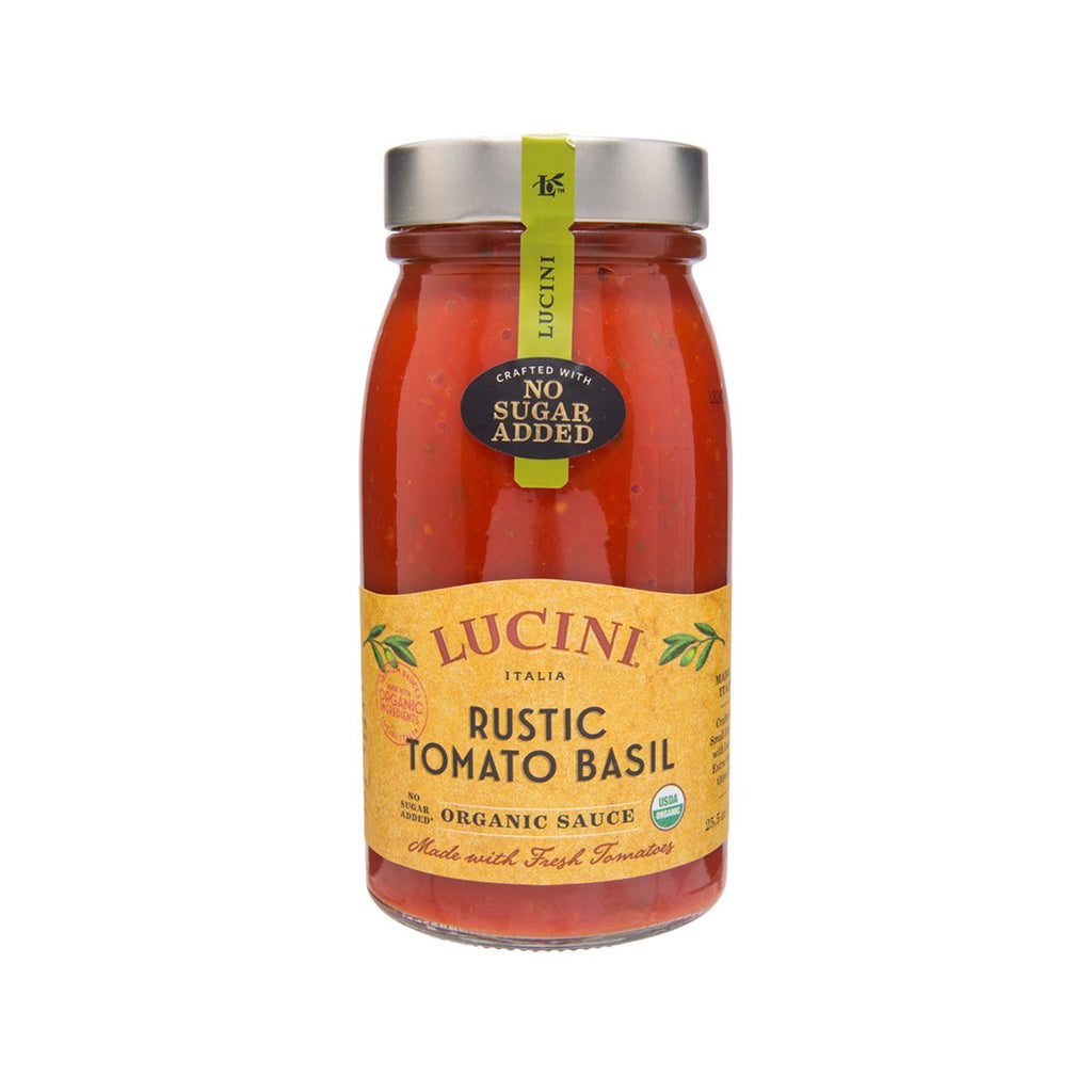 LUCINI Organic Rustic Tomato Basil Sauce  (720g)