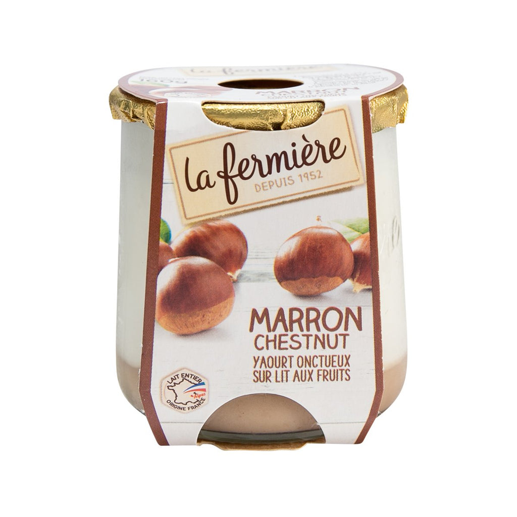 LA FERMIERE Yogurt - Chestnut  (160g)