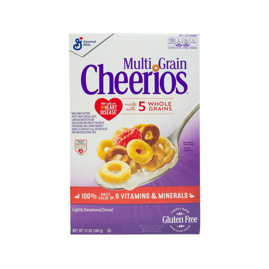 GENERALMILLS Multi Grain Cheerios Cereal  (340g)