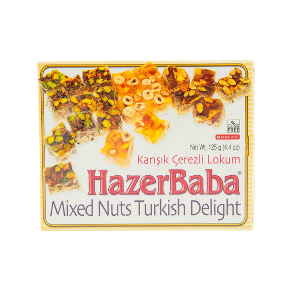 HAZER BABA Mixed Nuts Turkish Delight  (125g)