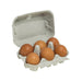 ECO EGG Animal Welfare Free Range Eggs  (6pcs)