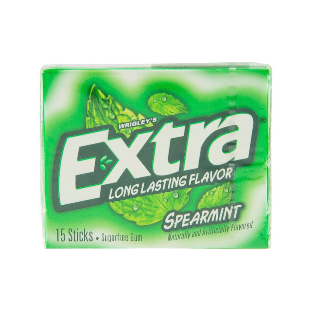 WRIGLEY'S Extra Sugarfree Gum - Spearmint Flavour  (15pcs)