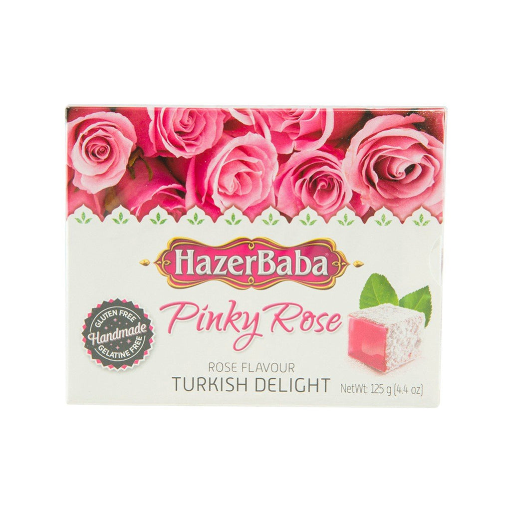 HAZER BABA Rose Flavoured Turkish Delight  (125g)