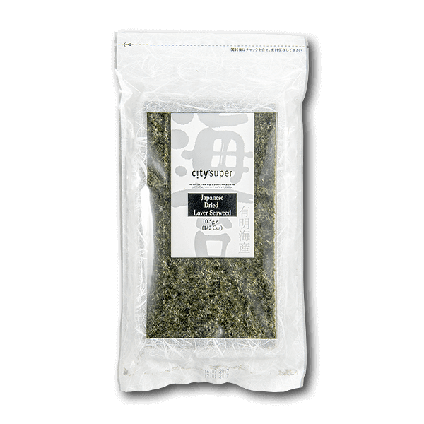 CITYSUPER Japanese Dried Laver Seaweed 1/2 Size  (10.5g)