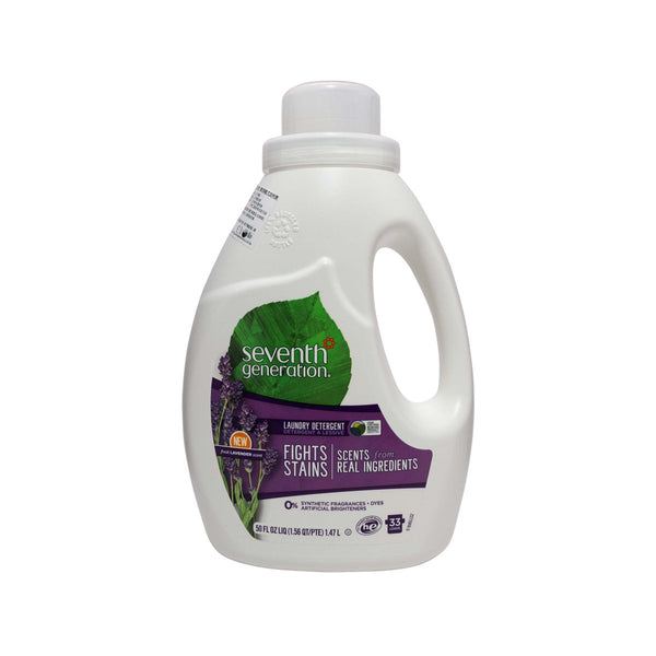 SEVENTH GENERATION Natural Laundry Liquid 2X - Eucalyptus & Lavender  (50fl oz)