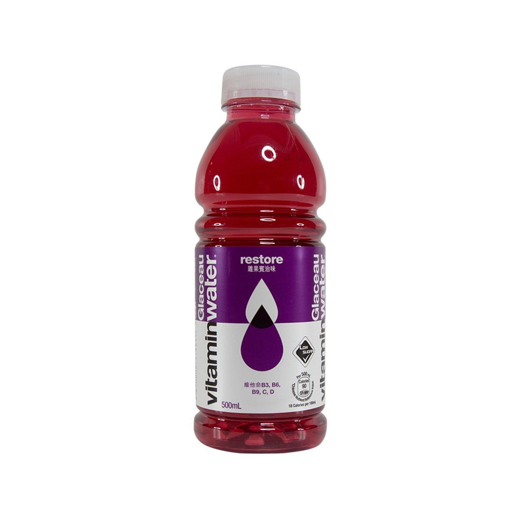 GLACEAU Vitamin Water - Restore Fruit Punch (Vitamins B3, B6)  (500mL)