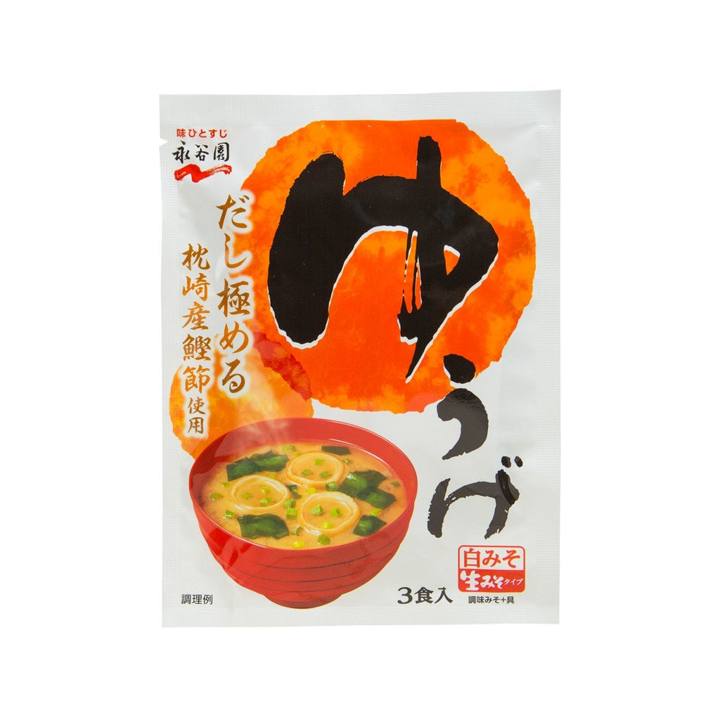 NAGATANIEN Instant Yuuge Miso Soup - White Miso  (54.3g)