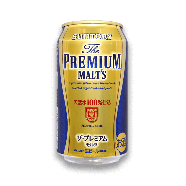 SUNTORY The Premium Malt's Pilsner Beer (Alc 5.5%)  (350mL)