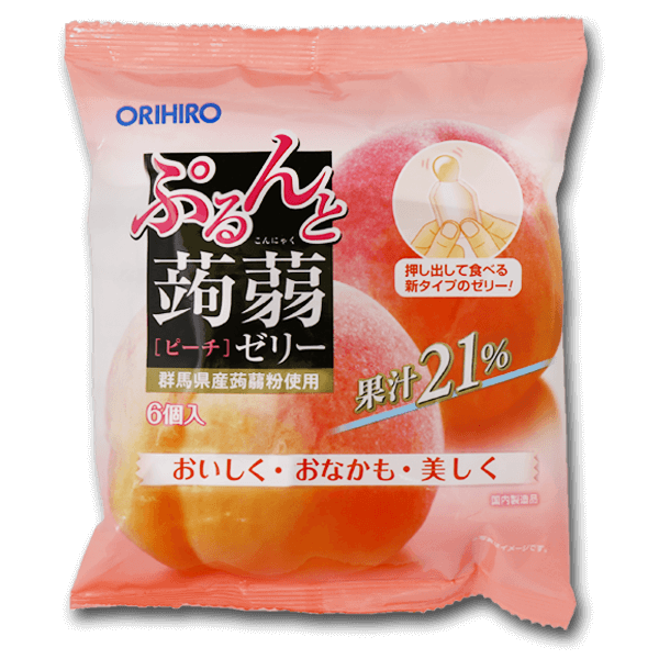 ORIHIRO Konnyaku Jelly - Peach  (120g)