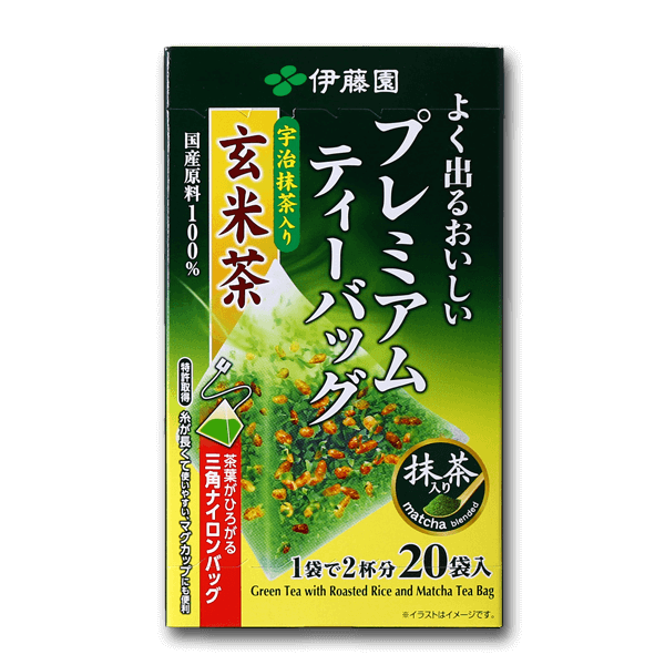 ITOEN Matcha Green Tea with Roasted Rice  (20pcs)