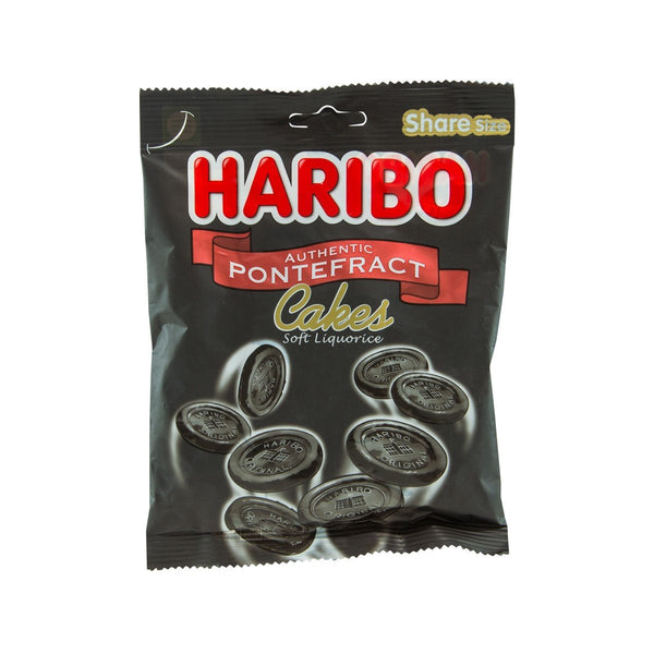 HARIBO Pontefract Cakes Liquorice Flavor Sweets  (140g)