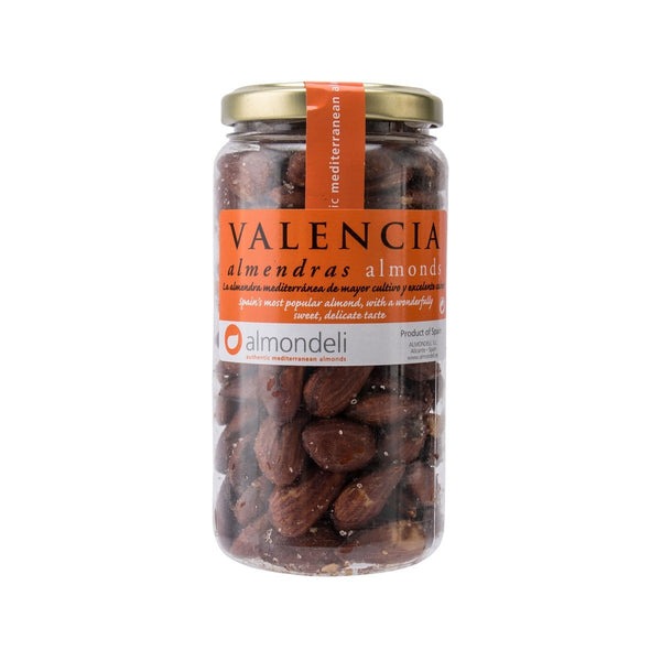 ALMONDELI Valencia Almonds With Skin  (215g)