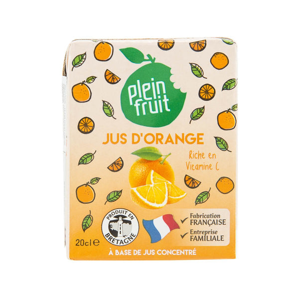 PLEIN FRUIT Orange Juice - from Concentrate  (200mL)