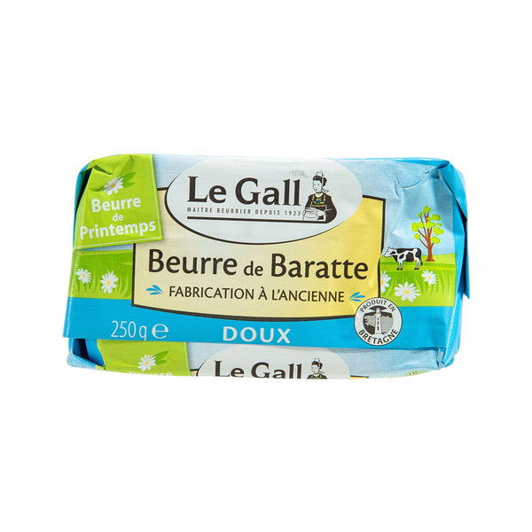 LE GALL Pasteurized Churned Butter - Unsalted  (250g)