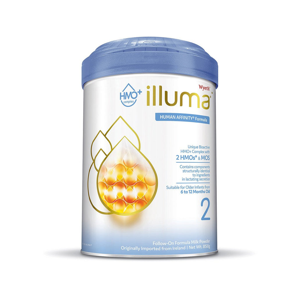 WYETH Illuma Stage 2 HMO+ Complex Follow-On Formula Milk Powder  (850g)