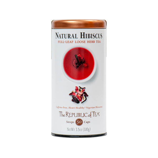 THE REPUBLIC OF TEA Natural Hibiscus Loose Herb Tea  (100g)