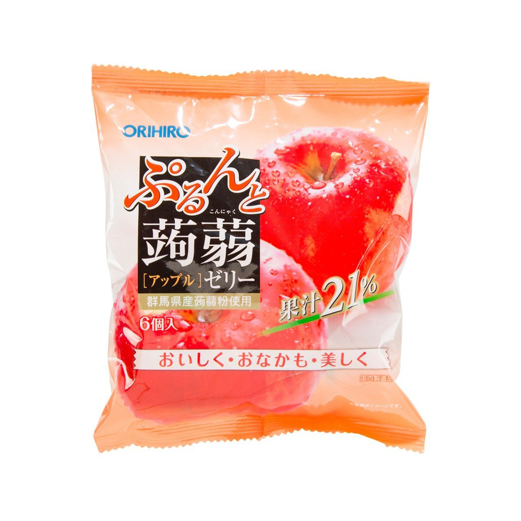 ORIHIRO Konnyaku Jelly - Apple  (6 x 20g)