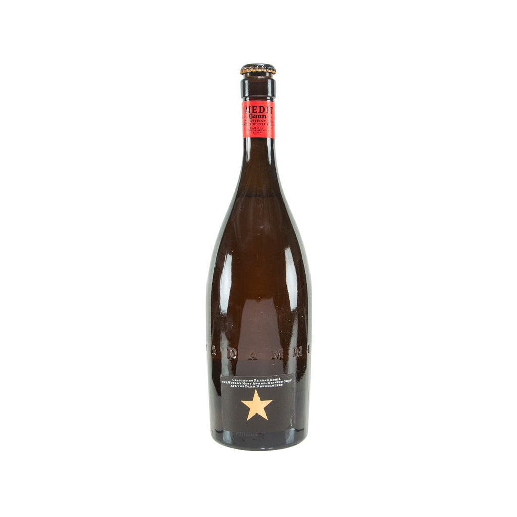 ESTRELLA DAMM Wheat & Barley Malt Beer with Spices (Alc 4.8%)  (750mL)