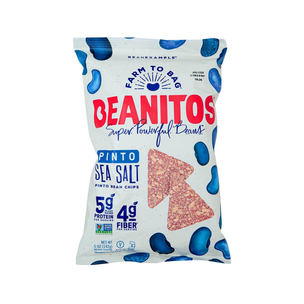 BEANITOS Sea Salt Pinto Bean Chips  (142g)