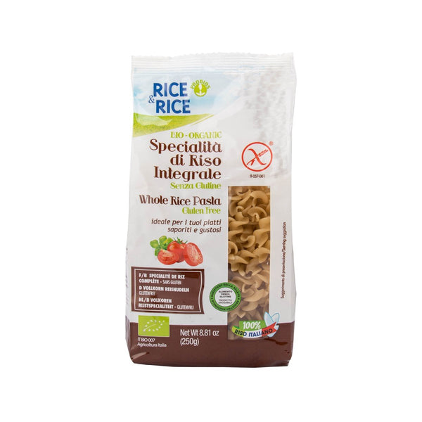 PROBIOS Rice & Rice Organic Whole Rice Fusilli  (250g)