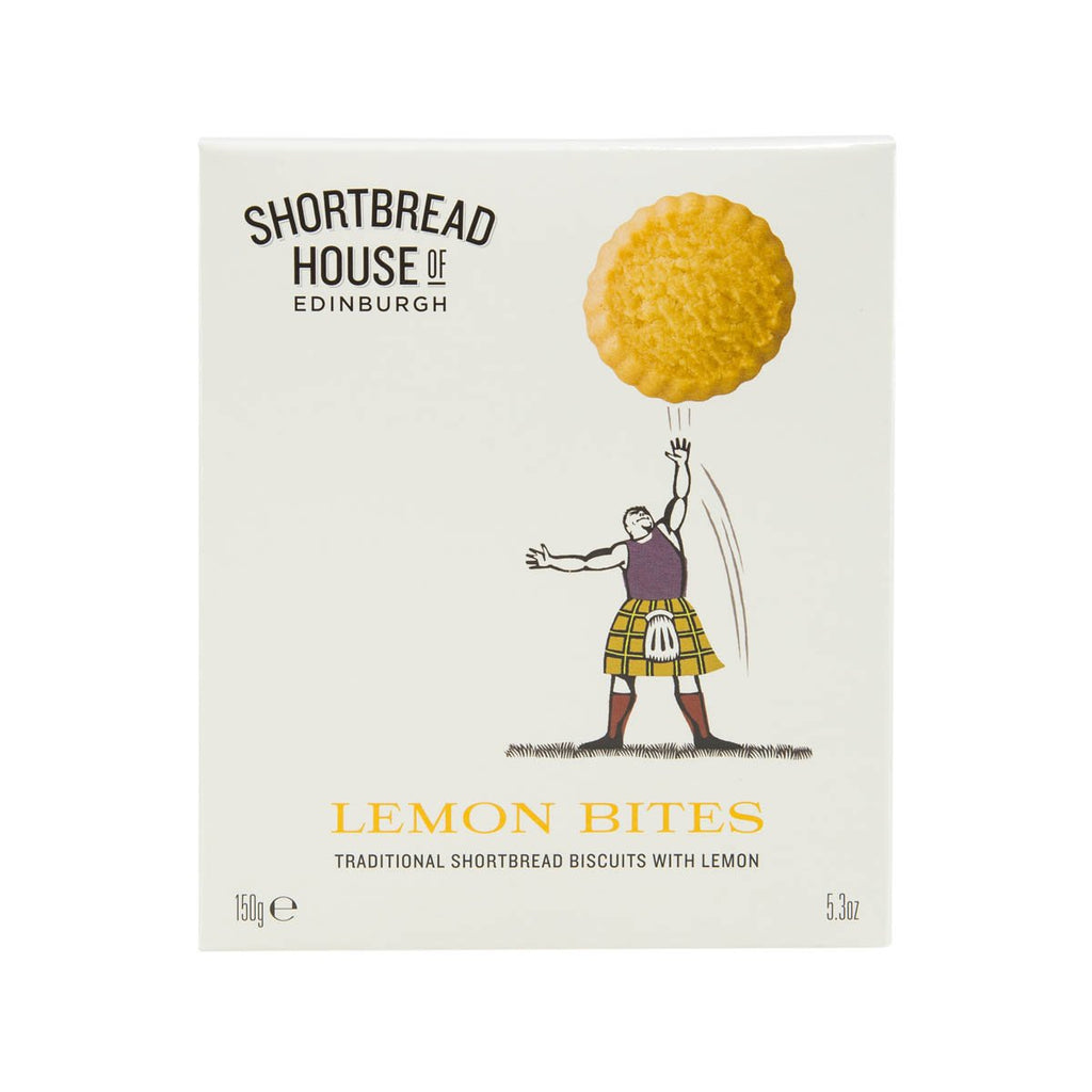 SHORTBREAD HOUSE OF EDINBURGH Lemon Bites Shortbread Biscuits  (150g)