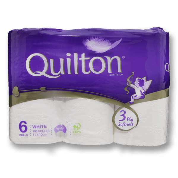 QUILTON 3 Ply Classic Roll Tissue-Set Of 6