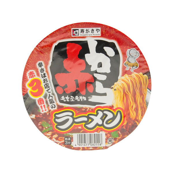 SUGAKIYA Akakara Instant Spicy Ramen Noodle  (116g)