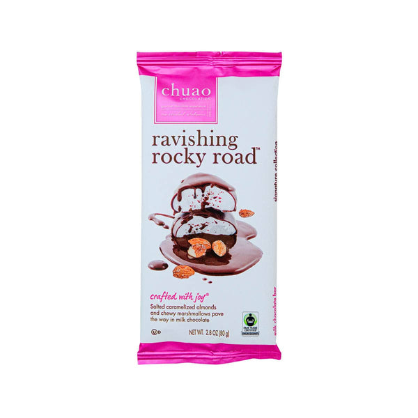 CHUAO CHOCOLATIER Gourmet Handcrafted Chocolate - Ravishing Rocky Road  (80g)