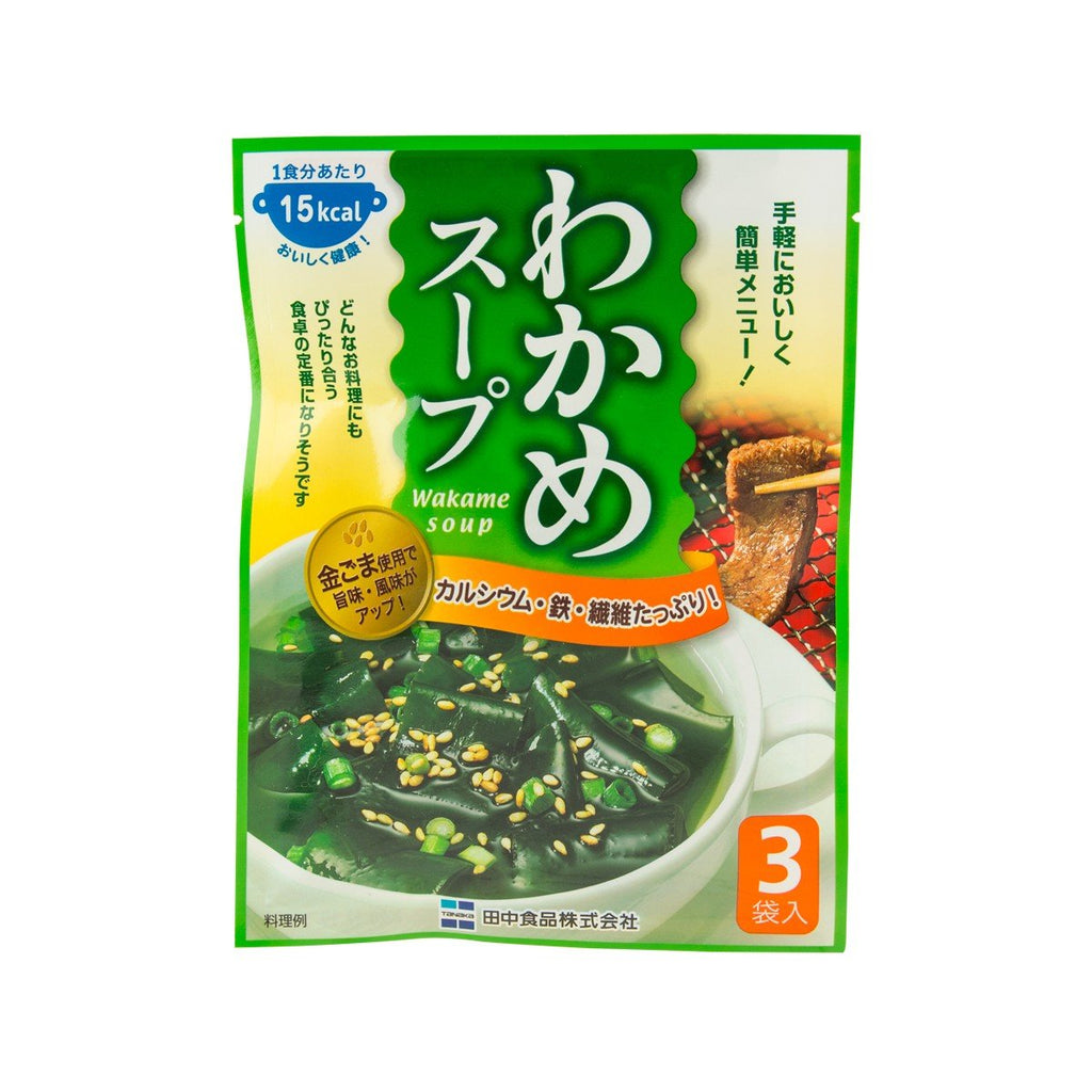 TANAKA SYOKUHIN Instant Wakame Seaweed Soup  (17.1g)