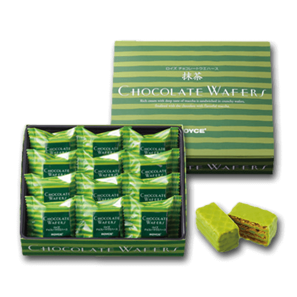 ROYCE' Chocolate Wafers - Matcha Cream  (12pcs)