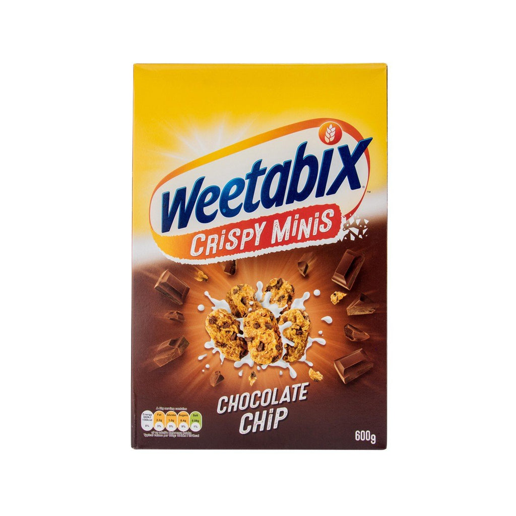 WEETABIX Crispy Minis Chocolate Chip Wholegrain Wheat Cereal  (600g)