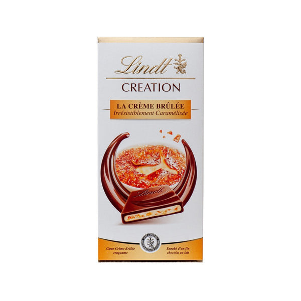 LINDT Creation Milk Chocolate - Crème Brûlée Flavor  (150g)