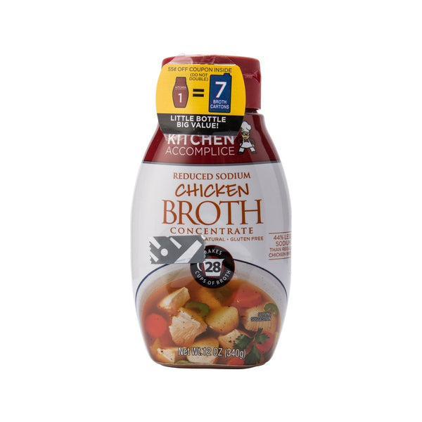 KITCHEN ACCOMPLICE Reduced Sodium Chicken Broth Concentrate  (340g)