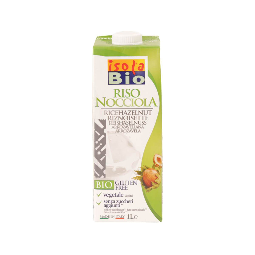 ISOLA BIO Organic Rice and Hazelnut Drink  (1L)