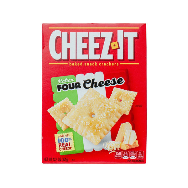 CHEEZ-IT Baked Snack Crackers - Italian Four Cheese  (351g)