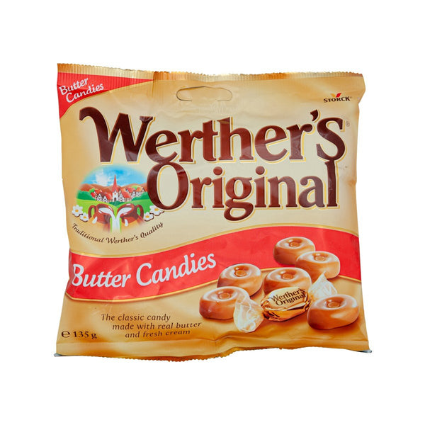 WERTHERS Traditional Butter Candies  (135g)