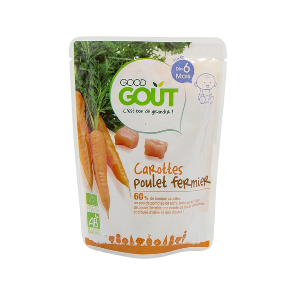 GOOD GOUT Organic Baby Food - Carrots And Chicken  (190g)